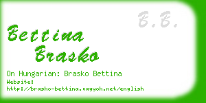 bettina brasko business card